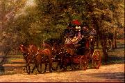 Thomas Eakins Fairman Rogers Four-in-Hand oil painting